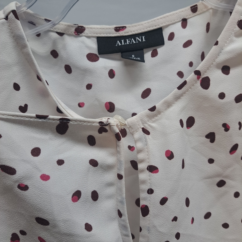 Alfani Ruffle Front Top-S - Picture 5 of 5